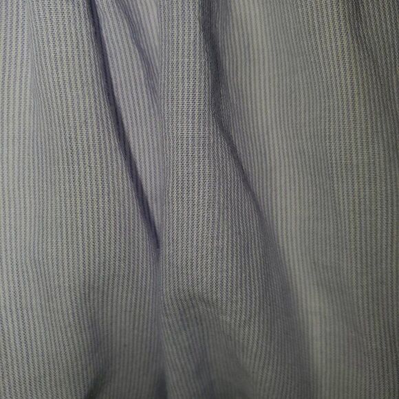 Frame Boho Ruffle Pleated Sleeveless Pinstripe Top Blue/White Sz M Retail $255 - Picture 12 of 14